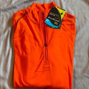 Smartwool Bright Orange Mid 250 1/2 Zip Pullover